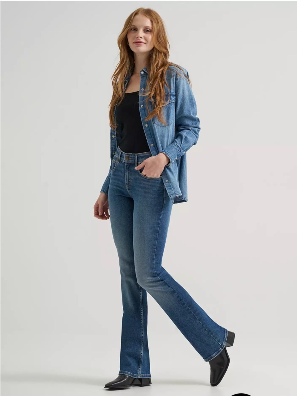 Lee women’s ever fit boot in a frenzy